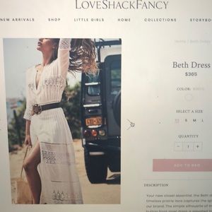 LoveShackFancy Beth Dress